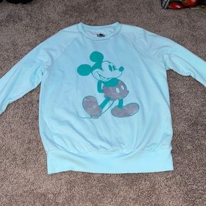 NWT Womens Walt Disney World Mickey blue crewneck size small